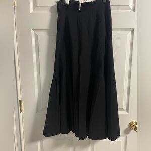 Bernard Zins Paris Black Pleated Skirt